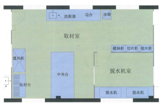 實驗取材室、標(biāo)本接收室布局要求